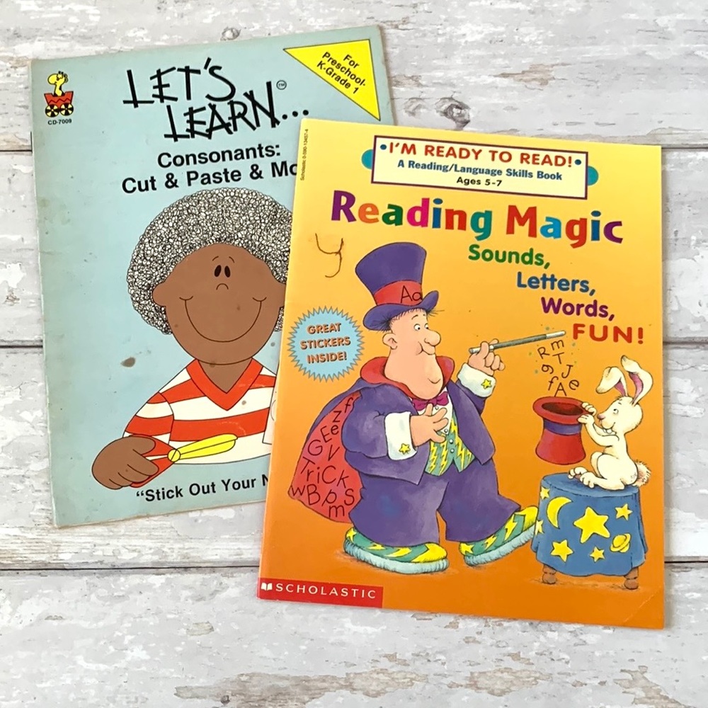 Kindergarten Readiness Workbooks Set of 2 Scholastic Brand Reading Preschool